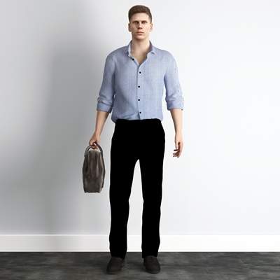 Casual Man 3D Model