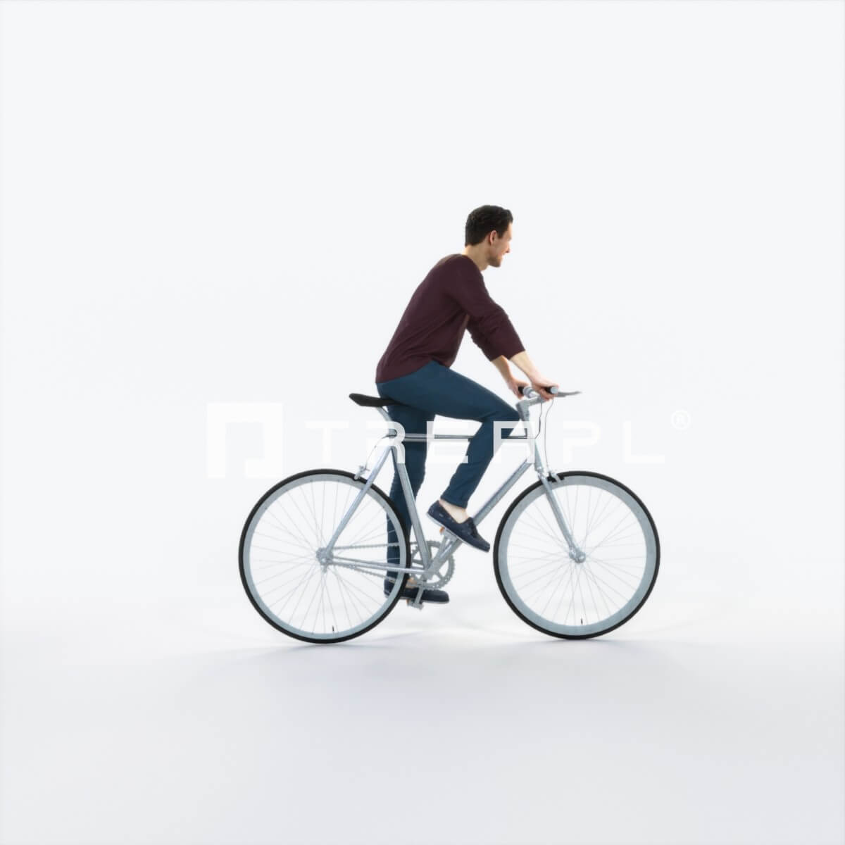 Virtue 07H bicycle bike Casual Man 3D Model