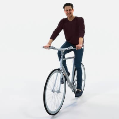 Virtue 07H bicycle bike Casual Man 3D Model