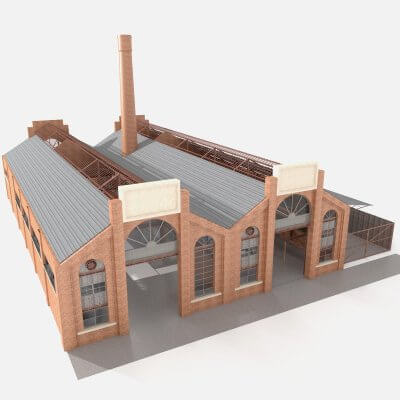 Brick Factory 3D Model