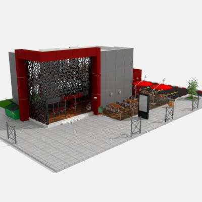 Restaurant 3D Model