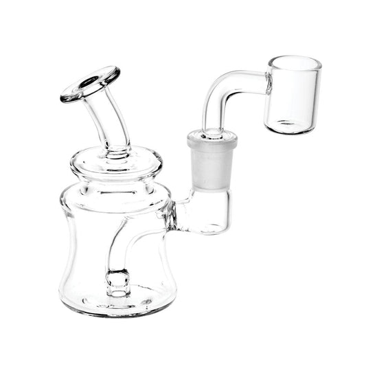 Gift Guru Dab Rig Clear Glass Mini Dab Rig