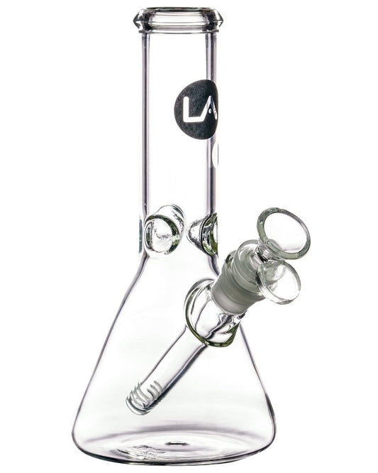 LA Pipes Bong 8" Thick Glass Beaker Waterpipe