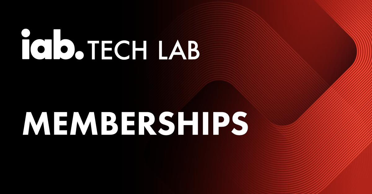 IAB Tech Lab Memberships