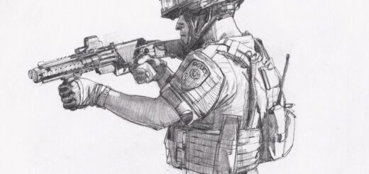 Soldier drawing reference