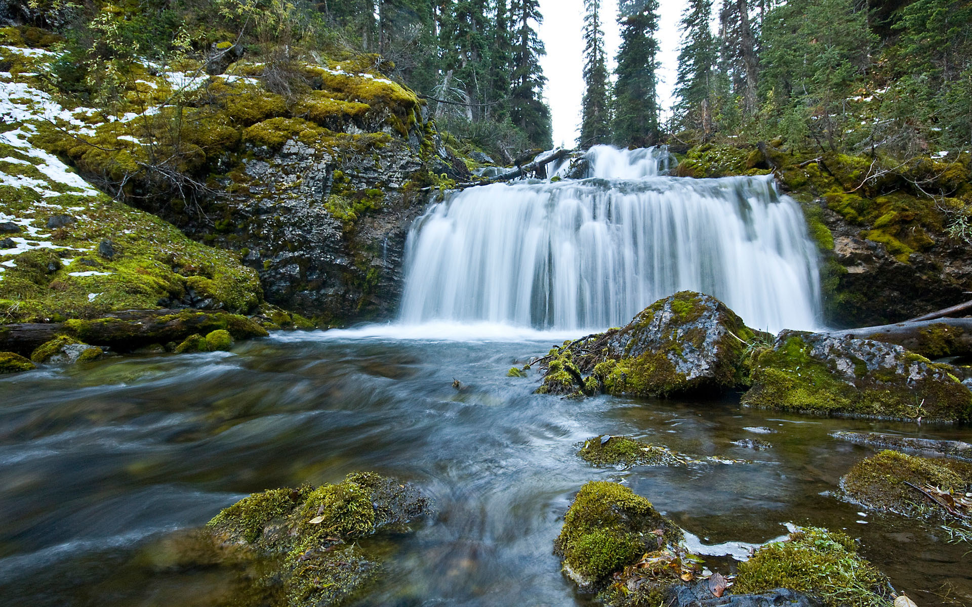 landscape, nature, waterfalls Full HD