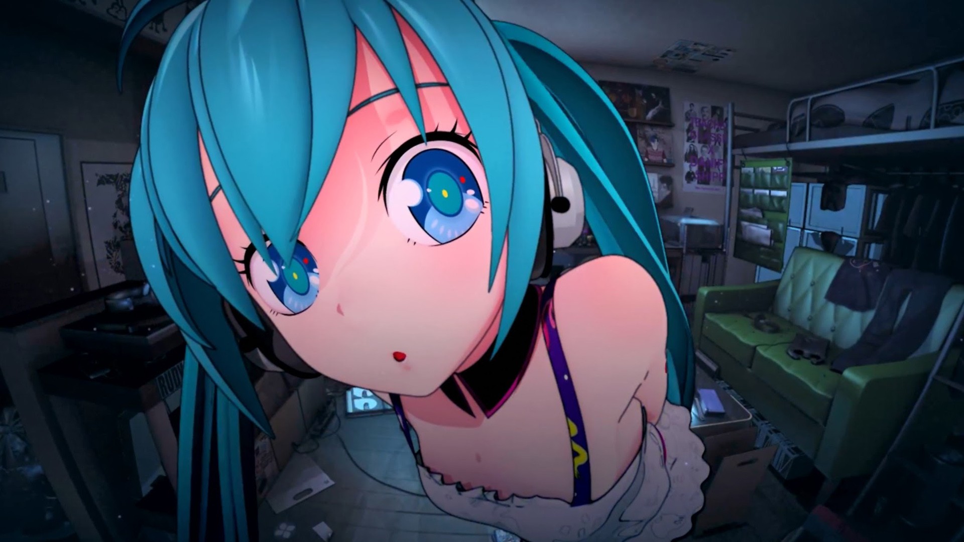 598837 télécharger le fond d'écran hatsune miku, animé, vocaloïde, casque - économiseurs d'écran et images gratuitement