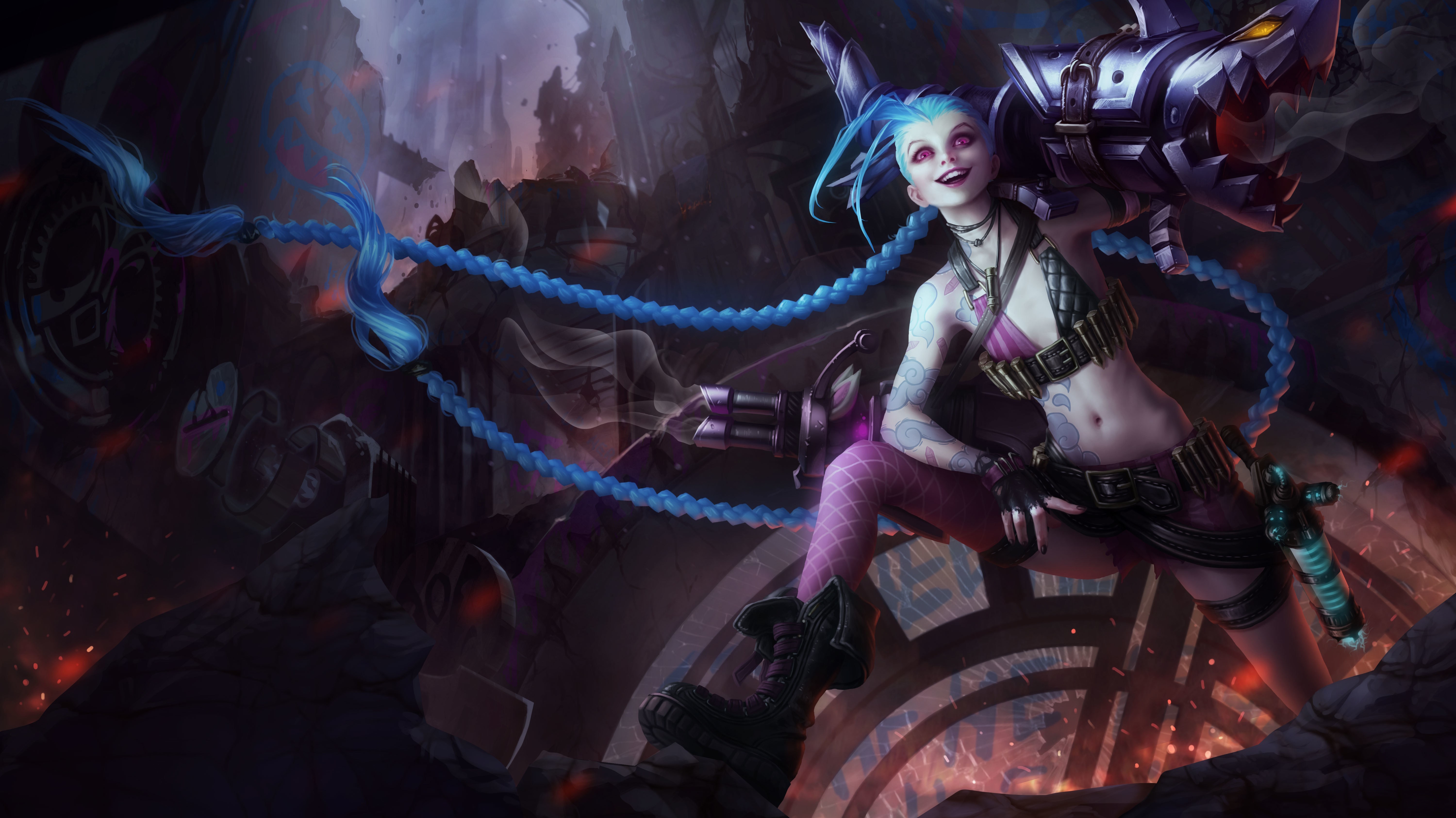 640328 Fonds d'écran et Jinx (League Of Legends) images sur le bureau. Téléchargez les économiseurs d'écran  sur PC gratuitement