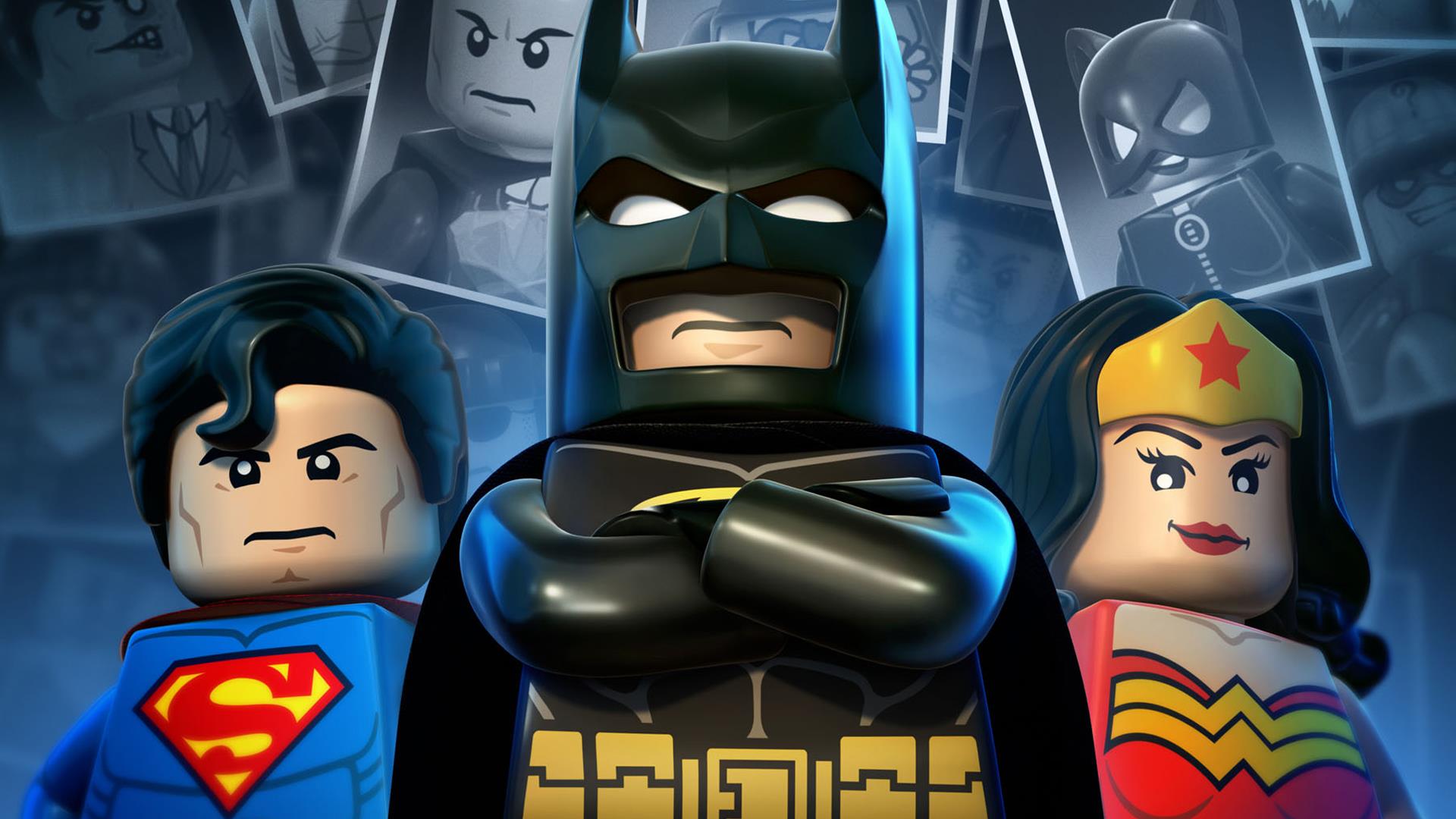 260856 завантажити картинку відеогра, lego batman 2: dc super heroes, бетмен, жінка кішка, лекс лютор, супермен, дволикий, чудова жінка, лего - шпалери і заставки безкоштовно