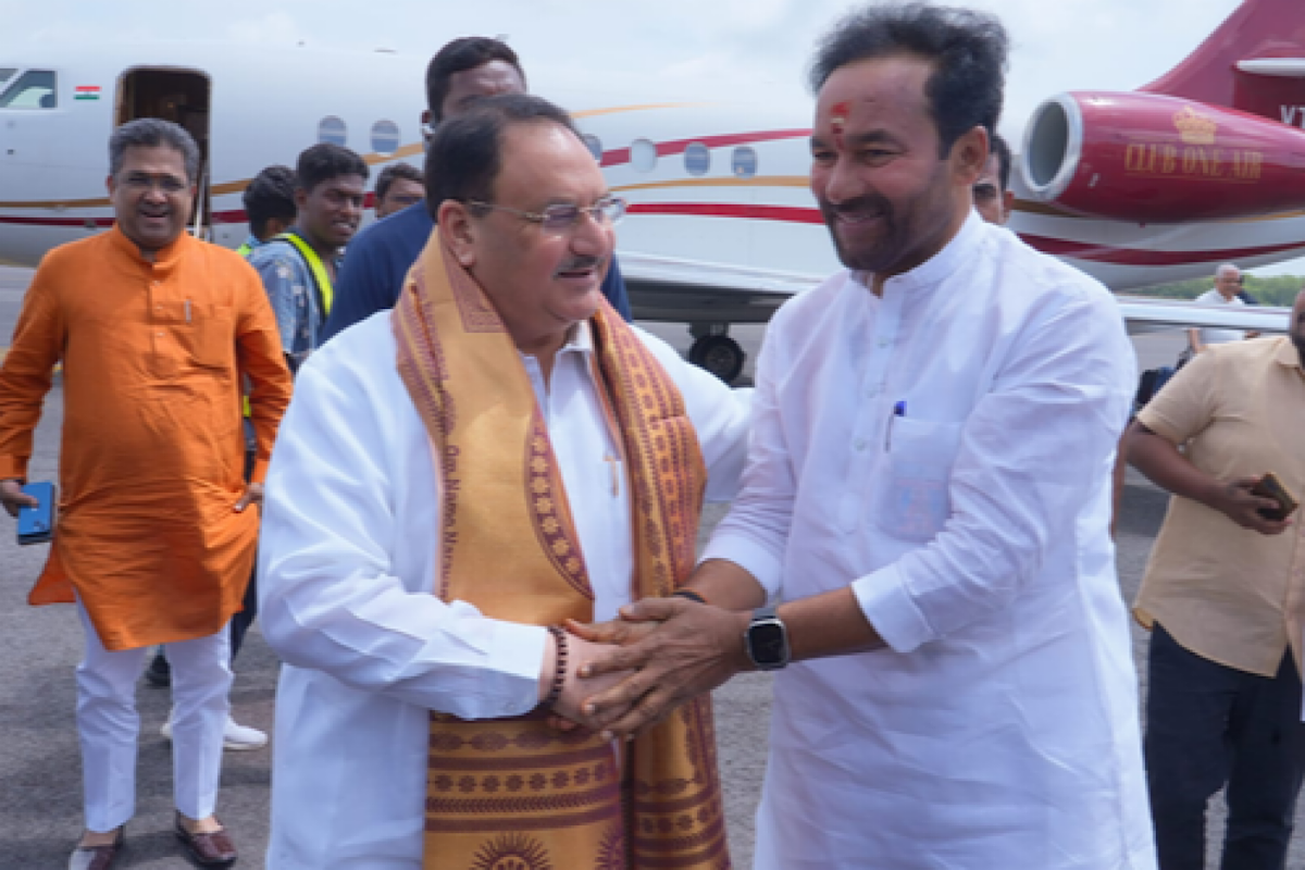 Nadda presiding key BJP meet in Hyderabad