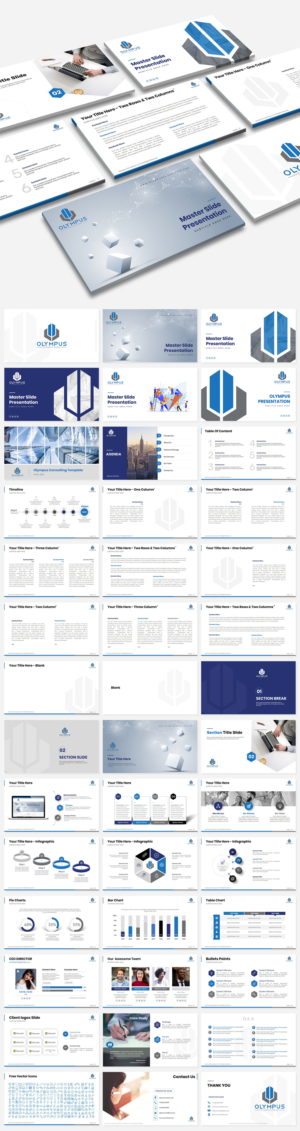 New Consulting Firm News PowerPoint Template | PowerPoint-Design von Luvinda