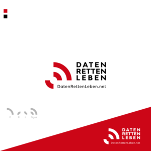 Daten Retten Leben - DatenRettenLeben.net | Design de Logo par Deant