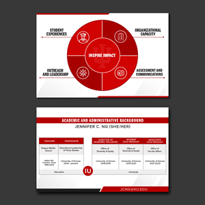 Modern Academic Informational Postcard and Graphic