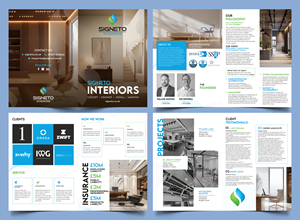 Brochure for design and build company working in London