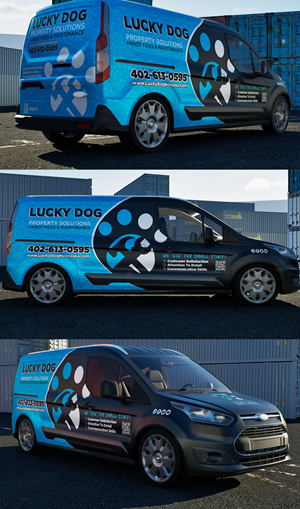 Lucky Dog - 2016 Transit Connect graphic