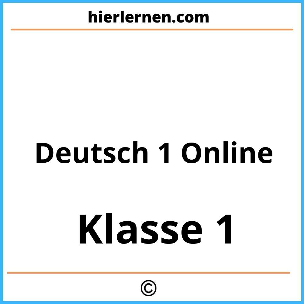 Deutsch 1. Klasse Online