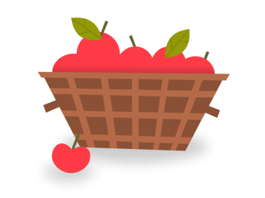 Apples in the basket