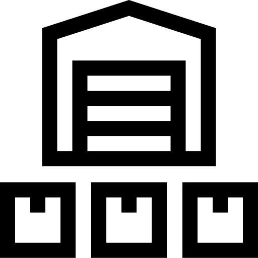 Distribution center Basic Straight Lineal icon