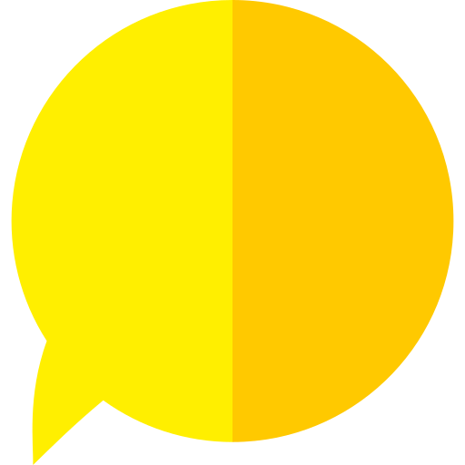 Speech bubble Basic Straight Flat icon