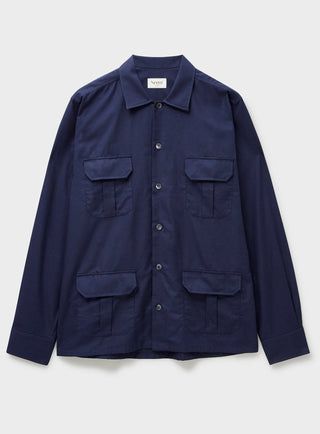 navy overshirt