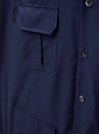 navy overshirt