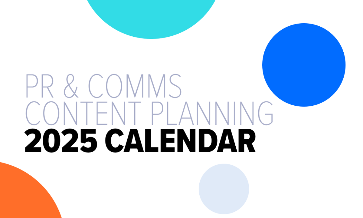 2025 PR and Comms Content Planning Calendar