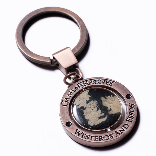 Map - Spinner Keyring