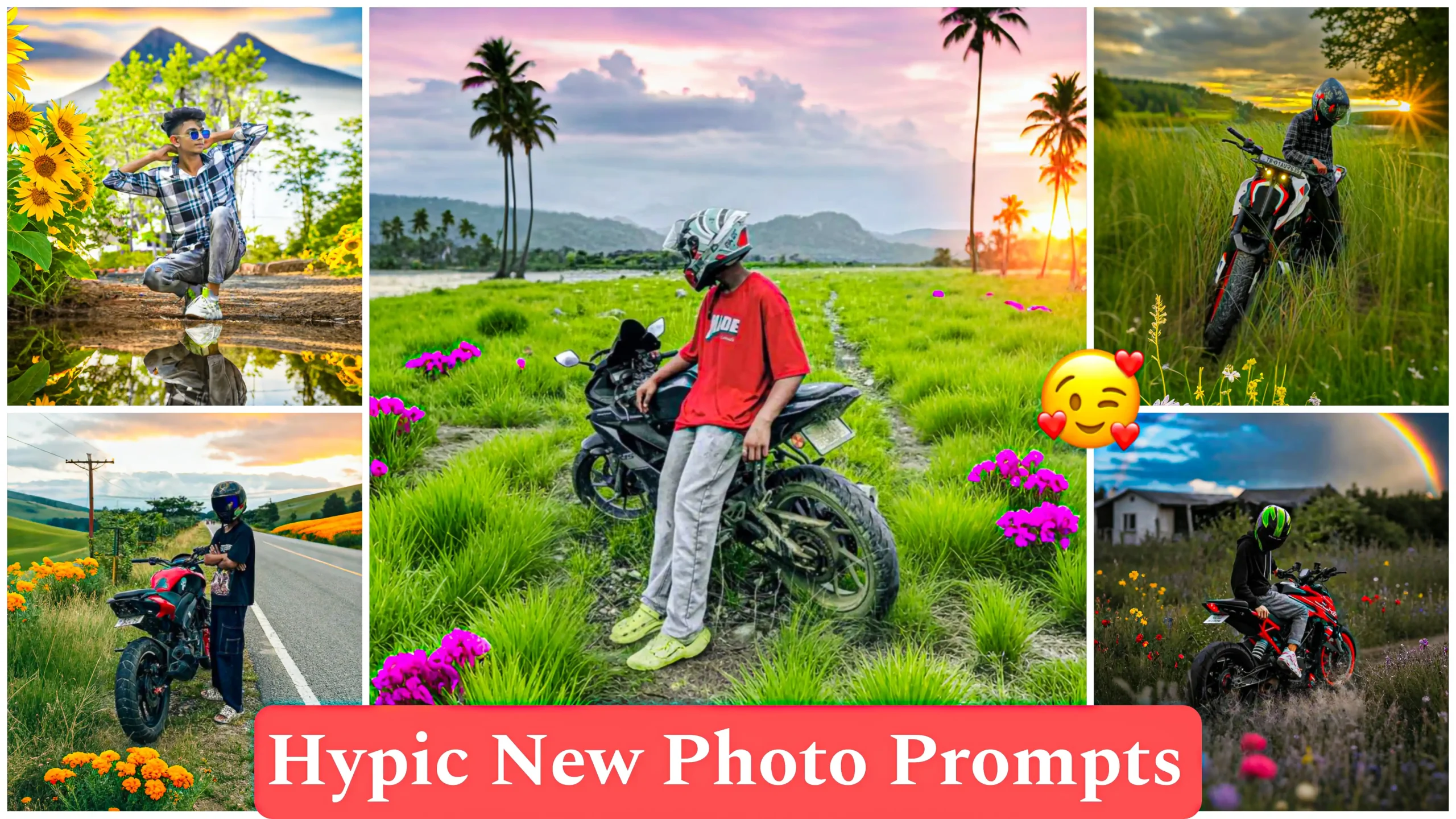 Hypic New Bikers Photo Editing Prompts