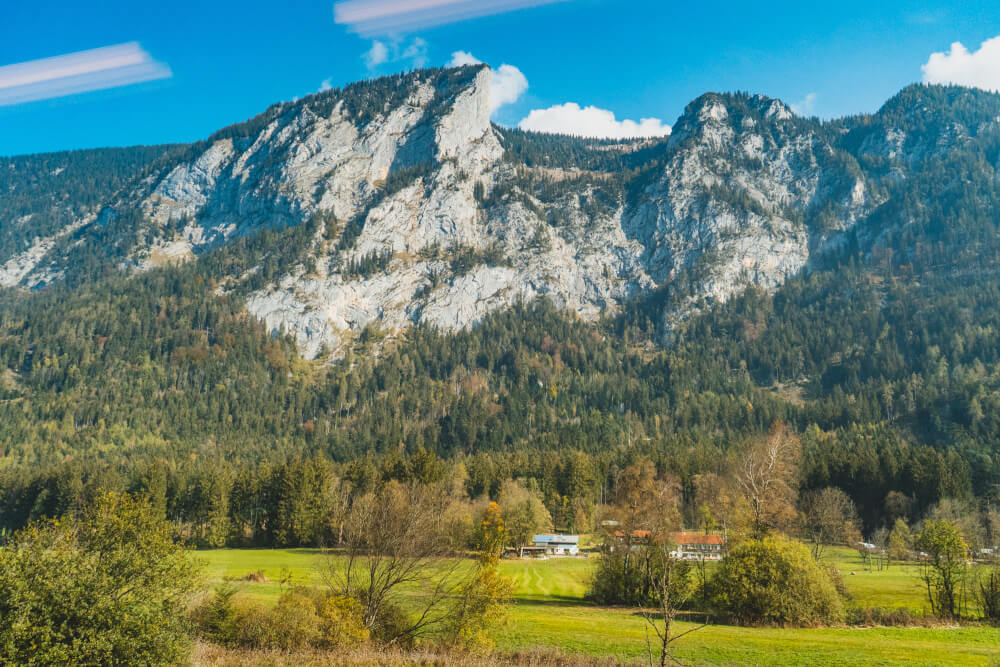 Train views from Munich to Berchtesgaden for a visit to the Eagle's Nest