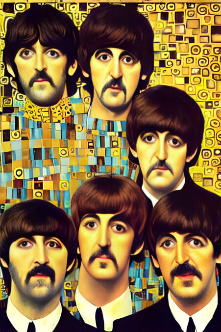 KI Bild: Beatles