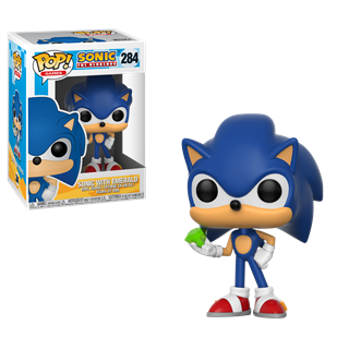 Sonic With Emerald 284 Sonic The Hedgehog Funko Pop Vinyl