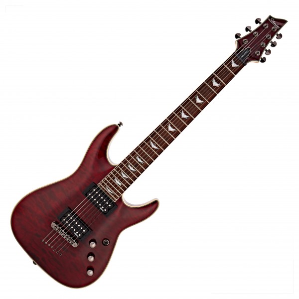 Schecter Omen Extreme-7 7-String, Black Cherry