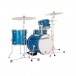 Ludwig Breakbeats Vierteiliger 16''-Kesselsatz, Blue Sparkle