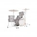 Ludwig Breakbeats Vierteiliger 16''-Kesselsatz, Silver Sparkle