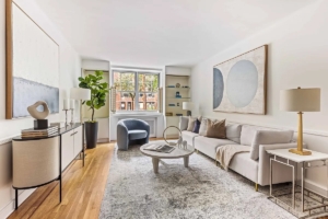 living room in Yorkville 2-bedroom co-op