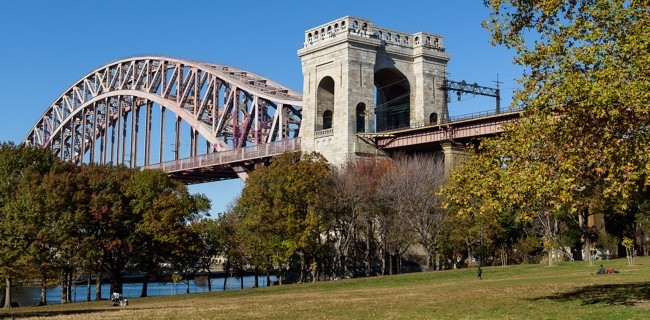 The bridge in astoria park