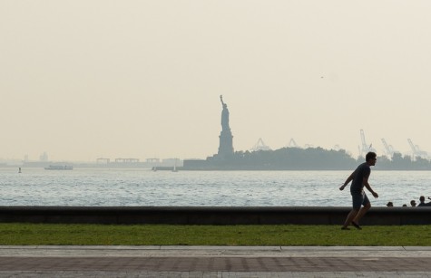 Battery Park View of Statue of Liberty