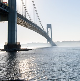 Verrazano Bridge from Bay Ridge