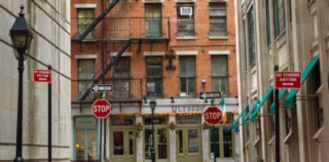 Financial District Cobblestone street