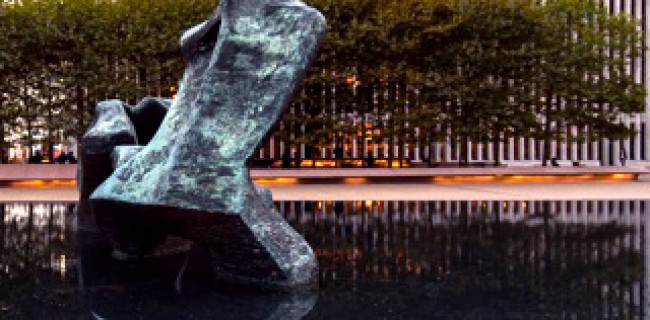 Reflection Pool Lincoln Center Lincoln Square