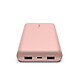 Avis Belkin Batterie externe 20K Boost Charge avec câble USB-A vers USB-C (Rose)