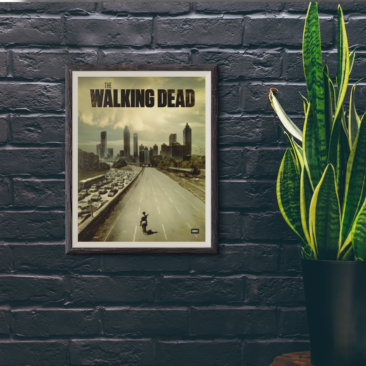 The Walking Dead Season 1 Key Art Premium Satin Poster