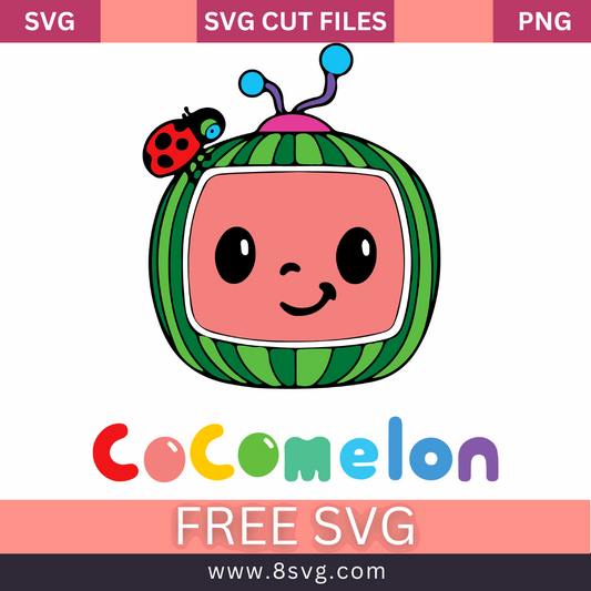 Cocomelon Svg Free Download Cut File for Cricut or Silhouette – 8SVG