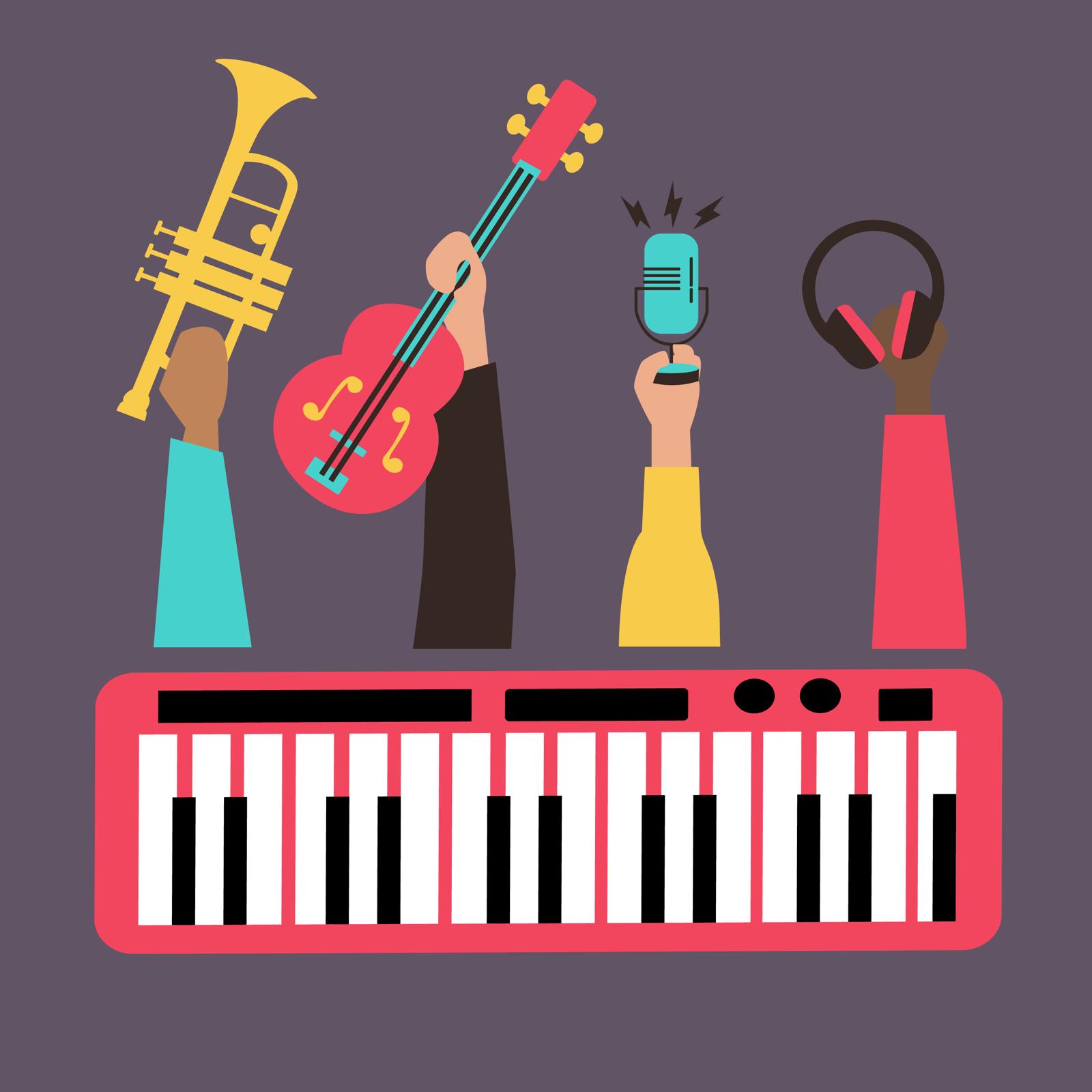 Instrument illustration by Ivory Rowen for 360 Magazine