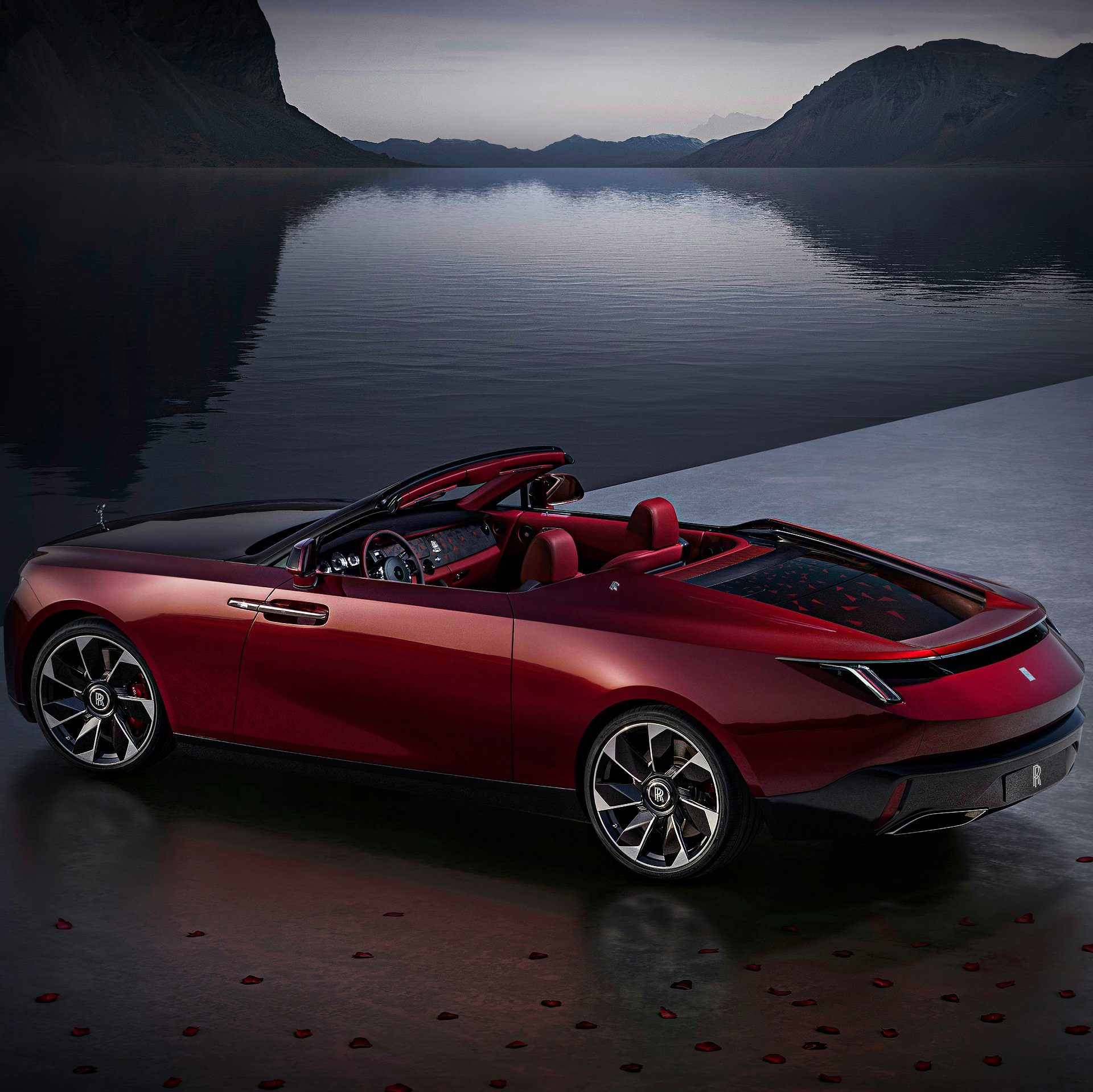 ROLLS-ROYCE UNVEILS LA ROSE NOIRE: THE FIRST DROPTAIL COACHBUILD COMMISSION via 360 MAGAZINE.