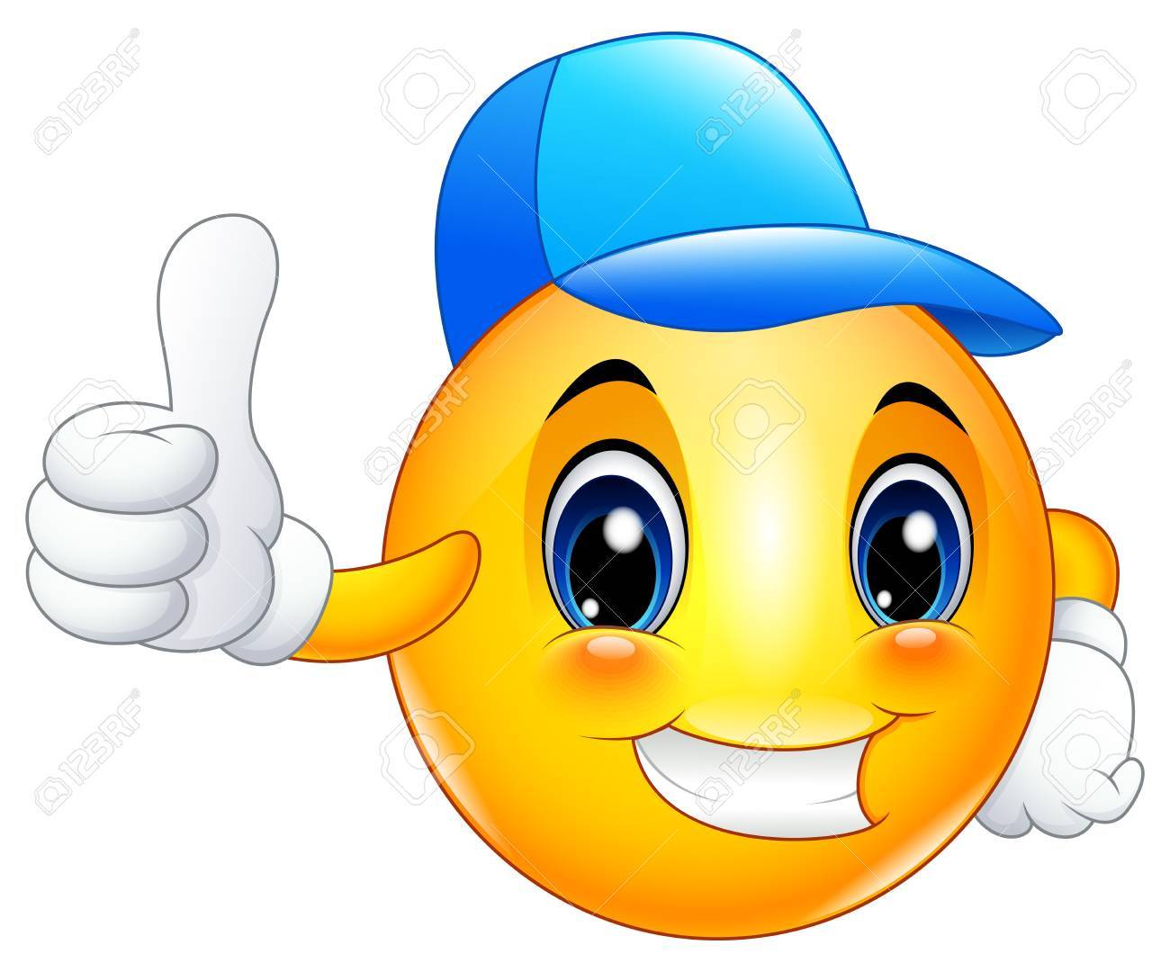 Thumbs Up Emoticon Emoji Vector Illustration Cartoond - vrogue.co