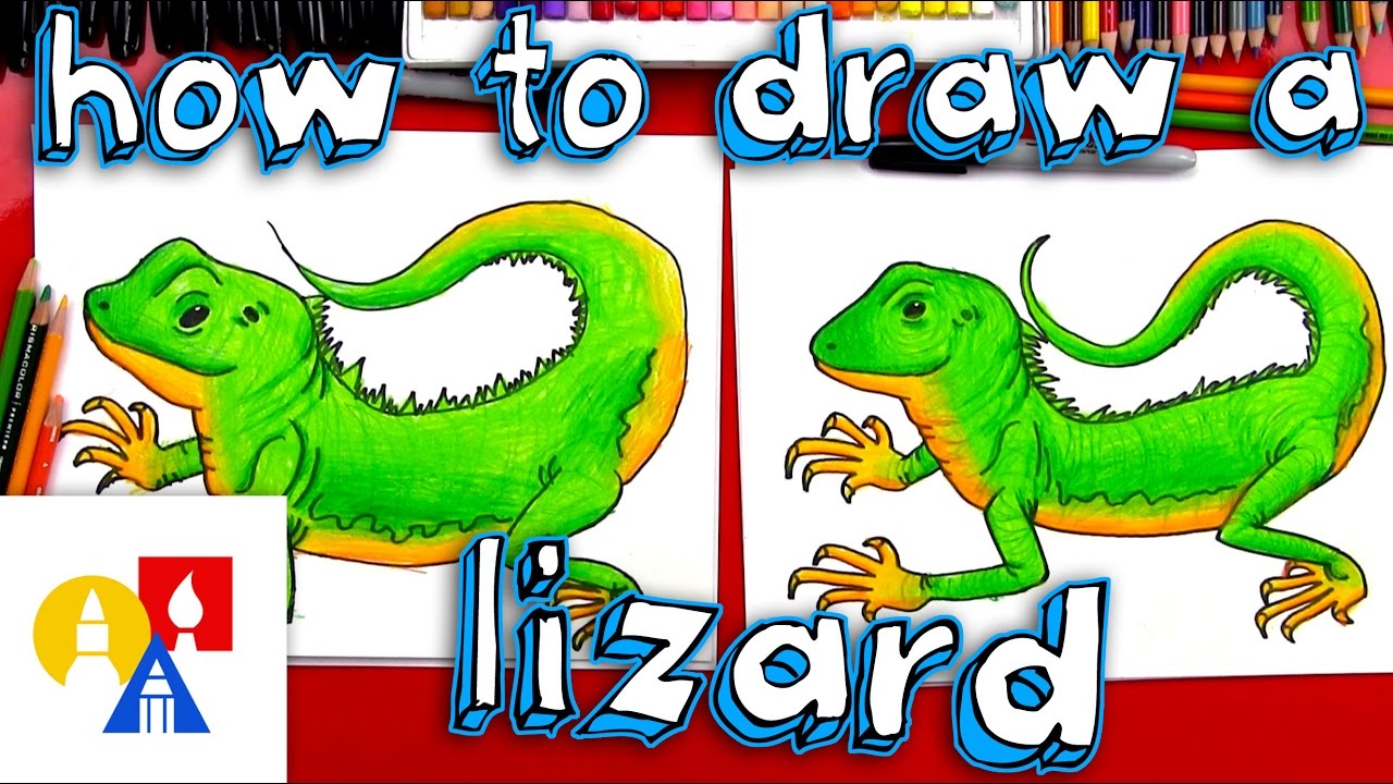 How To Draw A Yellow Spotted Lizard - Audienceset25