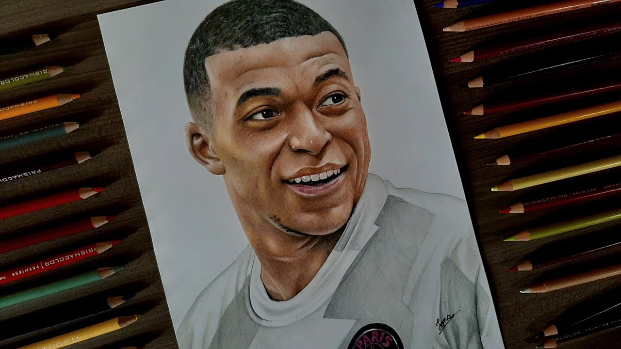 Drawing Kylian Mbappe Kylian Mbappe Draw Step By Step - vrogue.co