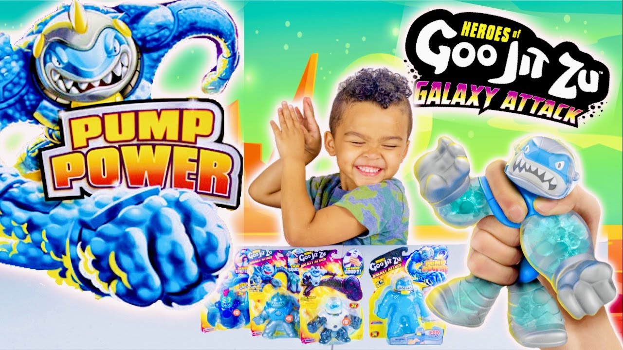 Heroes Of Goo Jit Zu Galaxy Attack! Air Vac Thrash Power Pump Toy ...