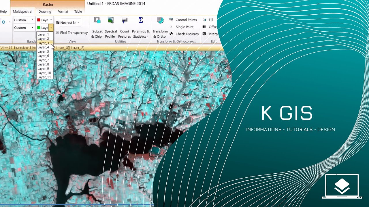 Layer Stack using ERDAS Imagine - Landsat 8 Data - YouTube